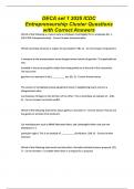 Deca Entrepreneurship Complete Test Bundle 2025&sol;2026