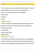 ANE350 Review of Chapters Exam Questions With Correct Answers