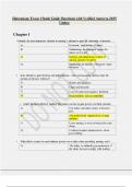 Dimensions Exam 1 Study Guide Questions with Verified Answers-2025 Update