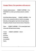 Orange Theory Test questions with answers