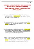 NON CDL IL PRACTICE TEST 2025 BRAND NEW  ACTUAL EXAM WITH 100&percnt; VERIFIED  QUESTIONS AND CORRECT SOLUTIONS&vert; ACE  YOUR GRADES&period;