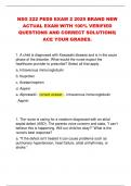 NSG 222 PEDS EXAM 2 2025 BRAND NEW  ACTUAL EXAM WITH 100&percnt; VERIFIED  QUESTIONS AND CORRECT SOLUTIONS&vert;  ACE YOUR GRADES&period;