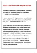 Bio 322 Final Exam with complete solutions