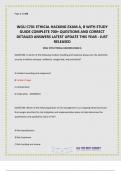 WGU C701 ETHICAL HACKING EXAM A&comma; B WITH STUDY GUIDE COMPLETE 700&plus; QUESTIONS AND CORRECT DETAILED ANSWERS LATEST UPDATE THIS YEAR - JUST RELEASED