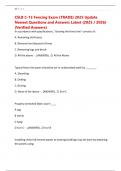 CSLB C-13 Fencing Exam &lpar;TRADE&rpar; 2025 Update Newest Questions and Answers Latest &lpar;2025 &sol; 2026&rpar; &lpar;Verified Answers&rpar;