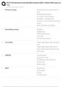 ATLS 10th Questions and Verified Answers &lpar;2025 &sol; 2026&rpar; 100&percnt; Guarantee Pass