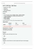 OCTL 505 Quiz&colon; Mid-Term Exam&vert;Questions and Answers&vert;2025 Update&vert;100&percnt; Correct&period;