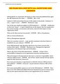 GRI EXAM  WITH ALL QUESTIONS AND   ANSWERS &vert; LATEST UPDATED VERSION&vert; COMPLETE GUIDE A&plus;