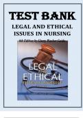 TEST BANK FOR Legal and Ethical Issues in Nursing &lpar;Legal Issues in Nursing &lpar; Guido&rpar;&rpar; 6th Edition by Ginny Guido &vert;ISBN&colon; 9780133355871&vert; Guide A&plus;