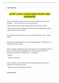 ACRP CCRA EXAM QUESTIONS AND ANSWERS