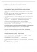 BESC 3010 Exam 2 Questions with Correct Answers Fully Solved Latest 2025