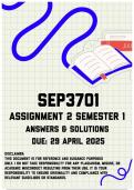 SEP3701 Assignment 2 Semester 1 Memo &vert; Due 29 April 2025