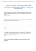 NCIA STATE EXAM&period; 2025 UPDATED VERSION WITH ACTUAL QUESTIONS AND CORRECT ANSWERS&period; GRADED A&plus;&vert; GUARANTEED EXAM EXCELLENCE 