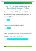 Non CDL IL Practice Test Questions and Correct  Detailed Answers &lpar;Verified Answers&rpar; 