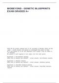BioBeyond - Genetic Blueprints exam graded A&plus;