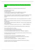 Rise Up - Customer Service Practice Questions 2025