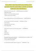 NR 341 COMPLEX ADULT HEALTH FINAL EXAM 200 REAL EXAM QUESTIONS WITH 100&percnt; RATED CORRECT ANSWERS &lpar;ACCURATELY PASSED&rpar; 2025 LATEST UPDATED GET A&plus;