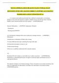 NR 341 COMPLEX ADULT HEALTH  EXAM 3 70 REAL EXAM QUESTIONS WITH 100&percnt; RATED CORRECT ANSWERS &lpar;ACCURATELY PASSED&rpar; 2025 LATEST UPDATED GET A&plus;