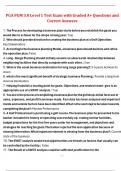 PGA PGM 3&period;0 Level 1 Test Exam with Graded A&plus; Questions and Correct Answers