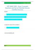 UCF QMB 3200 - Exam 3 concepts  Questions and Correct Detailed Answers  &lpar;Verified Answers