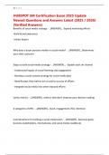HUBSPOT SM Certification Exam 2025 Update Newest Questions and Answers Latest &lpar;2025 &sol; 2026&rpar; &lpar;Verified Answers&rpar;