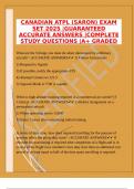 CANADIAN ATPL &lpar;SARON&rpar; EXAM SET 2025 &vert;GUARANTEED ACCURATE ANSWERS &vert;COMPLETE STUDY QUESTIONS &vert;A&plus; GRADED
