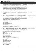 NBRC TMC CRT RRT  140 REAL EXAM QUESTIONS WITH 100&percnt; RATED CORRECT ANSWERS &lpar;ACCURATELY PASSED&rpar; 2025 LATEST UPDATED GET A&plus;