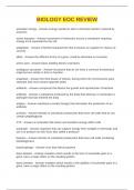 BIOLOGY EOC REVIEW EXAM QUESTIONS AND ANSWERS