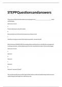 STEPP Questions