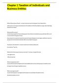 Chapter 1 Taxation of Individuals and Business Entities