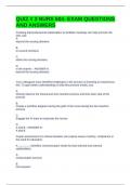 QUIZ &num; 3 NURS 604- EXAM QUESTIONS AND ANSWERS