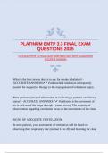 PLATINUM EMTP 3&period;3 FINAL EXAM QUESTIONS 2025 WITH GUARANTEED ACCURATE ANSWERS
