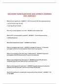 ESO SHARP EXAM QUESTIONS AND CORRECT ANSWERS 100&percnt; VERIFIED&excl;&excl;