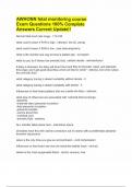 AWHONN fetal monitoring course Exam Questions 100- Complete Answers Current Update