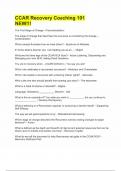 CCAR Recovery Coaching 101 NEW&excl;&excl;
