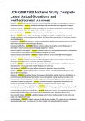 UCF QMB3200 Midterm Study Complete Latest Actual Questions and verified&sol;correct Answers