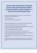 OKLMFT OLERE EXAM NEWEST 2025-2026 NEW UPDATE&excl;&excl;&excl;