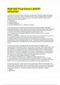 NUR 622 Final Exam LATEST UPDATE&excl;&excl;