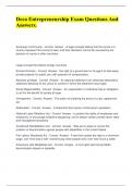 Deca Entrepreneurship Exam Questions And Answers&period;