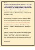 PHARMACOLOGY HESI RN 2025 EXAM LATEST ACTUAL EXAM WITH  COMPLETE 55 QUESTIONS AND CORRECT DETAILED ANSWERS  WITH RATIONALES &lpar;100&percnt; VERIFIED ANSWERS&rpar; &vert;ALREADY GRADED  A&plus;&vert; &vert;&vert;PROFESSOR VERIFIED&vert;&vert; &vert;&vert;BRANDNEW&excl;&excl;&excl;&vert;&vert;