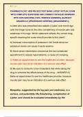 PHARMACOLOGY HESI RN 2025 TEST BANK LATEST ACTUAL EXAM  WITH COMPLETE QUESTIONS AND CORRECT DETAILED ANSWERS  WITH EXPLANATIONS &lpar;100&percnt; VERIFIED ANSWERS&rpar; &vert;ALREADY  GRADED A&plus;&vert; &vert;&vert;PROFESSOR VERIFIED&vert;&vert; &vert;&vert;BRANDNEW&excl;&excl;&excl;&vert;&vert; 