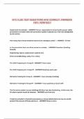 NYC FLSD TEST QUESTIONS AND CORRECT ANSWERS 100&percnt; VERIFIED&excl;&excl;