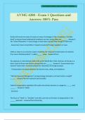 AVMG 4200 - Exam 1 Questions and Answers 100&percnt; Pass