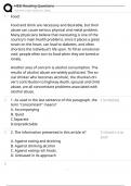 HESI Reading Questions