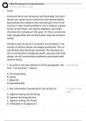 HESI Reading & Comprehension