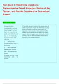 Peds Exam 1 NCLEX Style Questions &sol; Comprehensive Expert Strategies&comma; Review of Key Quizzes&comma; and Practice Questions for Guaranteed Success  