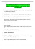 CHAPTER 1 NURSING ASSISTANT-HOME HEALTH AIDE QUIZZES WITH COMPLETE SOLUTIONS&period;
