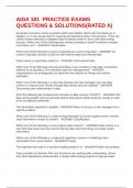 AIDA 181  PRACTICE EXAMS QUESTIONS & SOLUTIONS&lpar;RATED A&rpar;