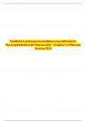 Introduction to Maternity and Pediatric Nursing, 9th Edition TEST BANK by Gloria Leifer |CHAPTER 1 - 34 VERIFIED