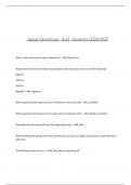  Aging Questions  And  Answers 2024&sol;2025